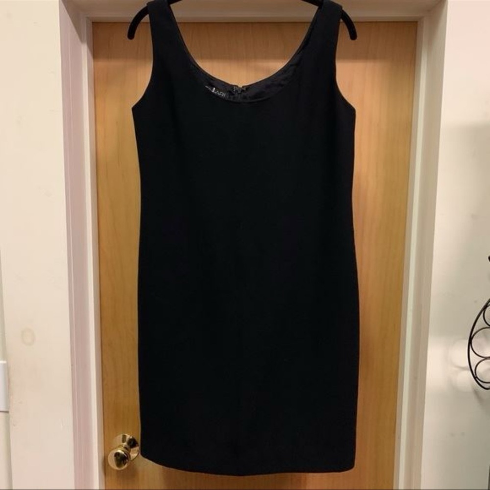 Tahari Black Slip Dress with Lining - size 10